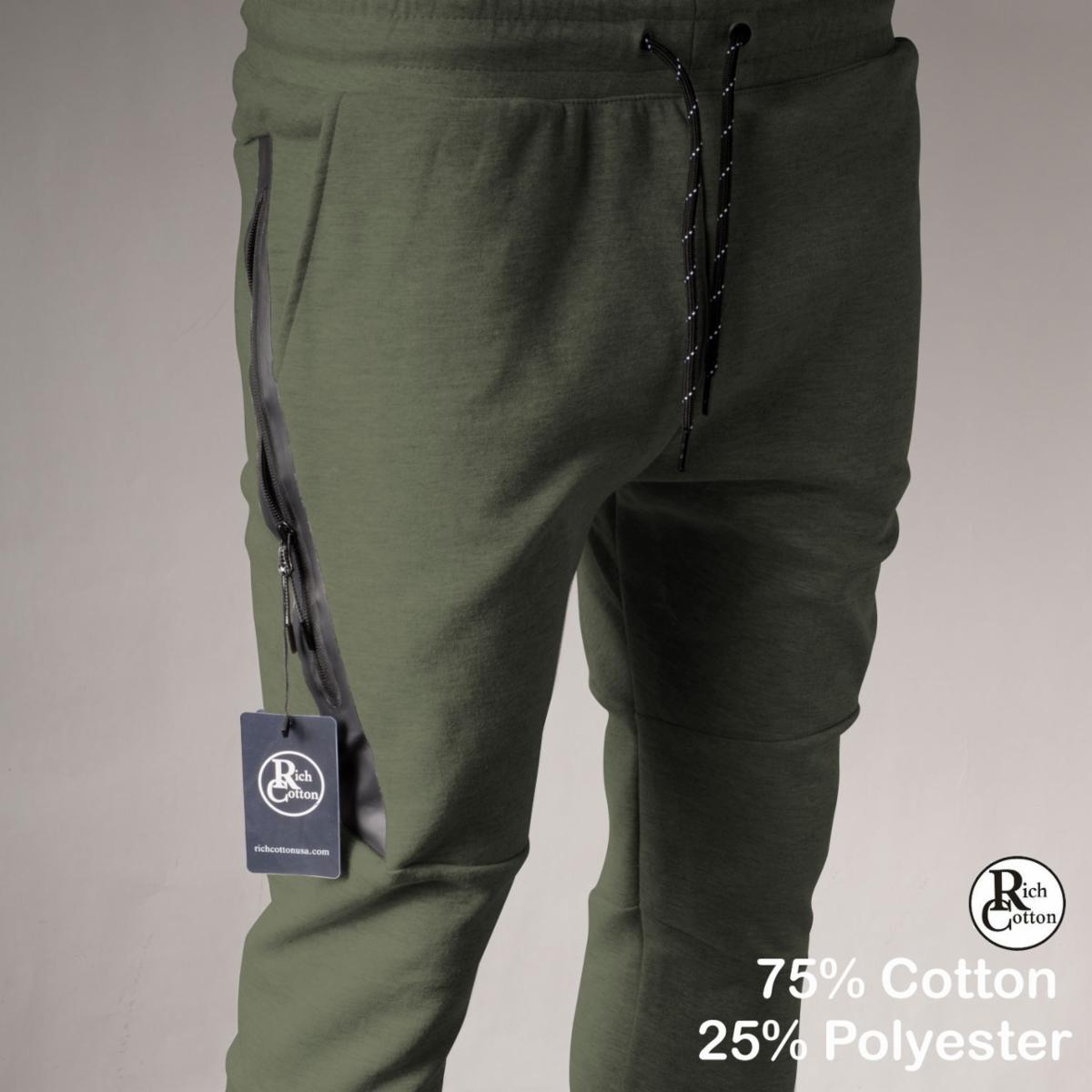 Rich Cotton Tapered Sweat Pants