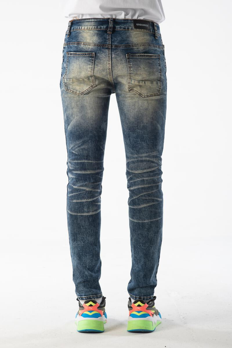 Men Graphic Print Denim