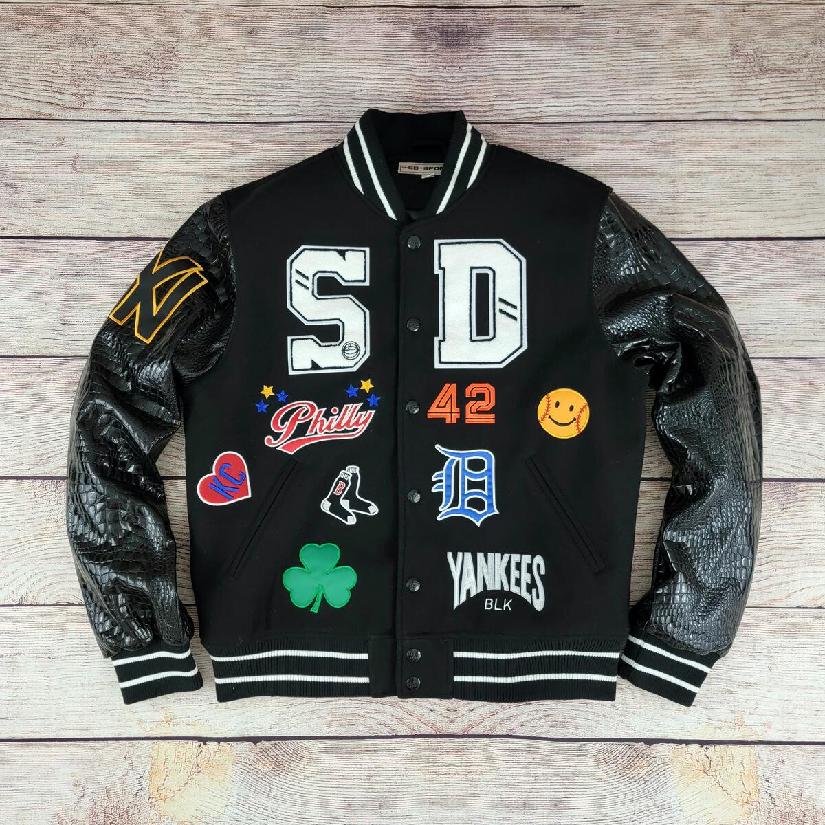SD Multi-Patch Varsity Jacket