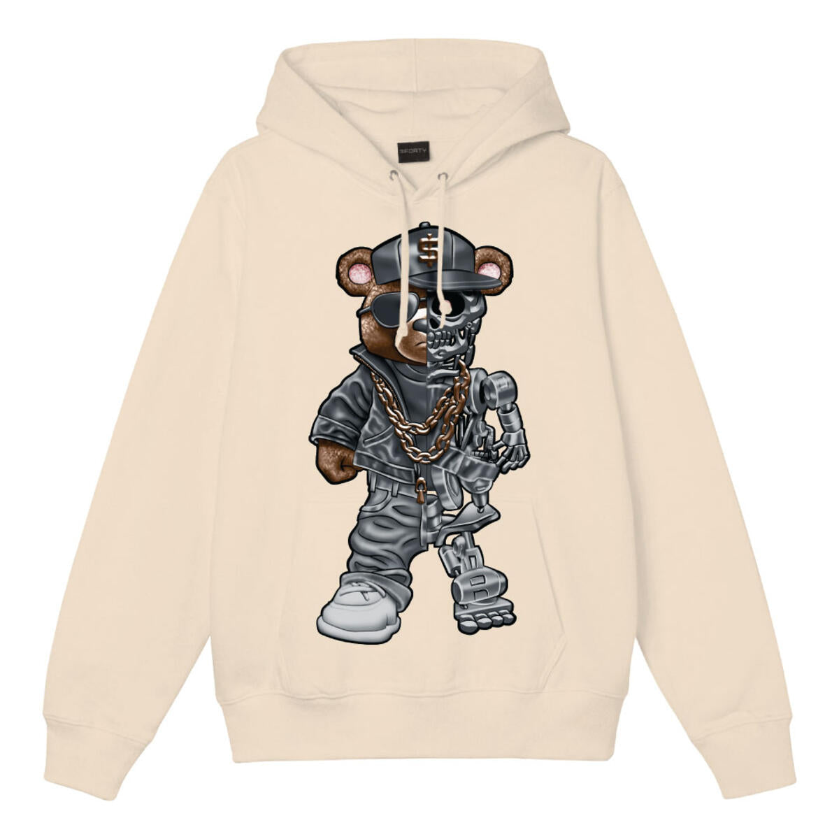 Cyborg Bear Hoodie