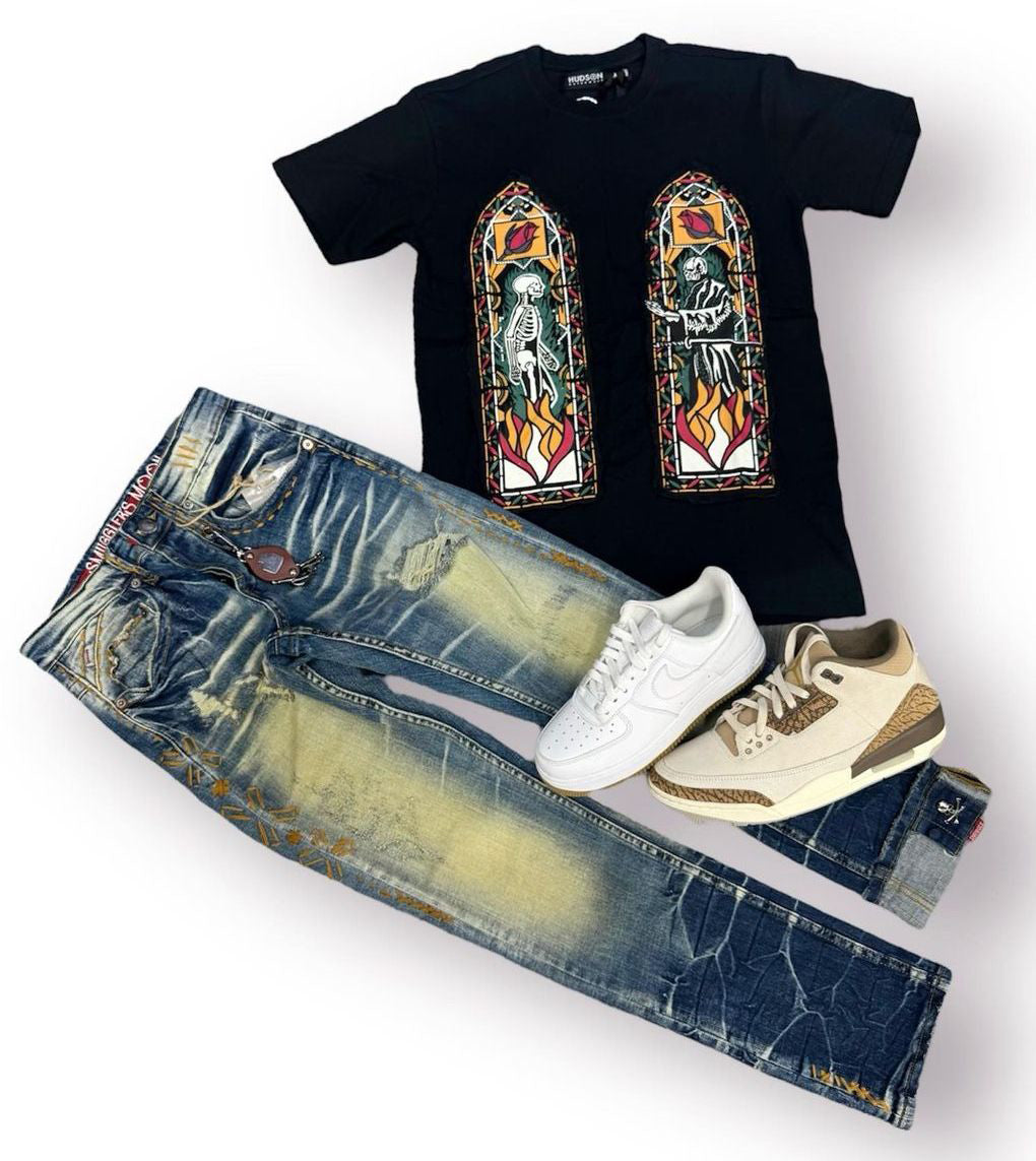 Hudson Bone Stained Glass Tee