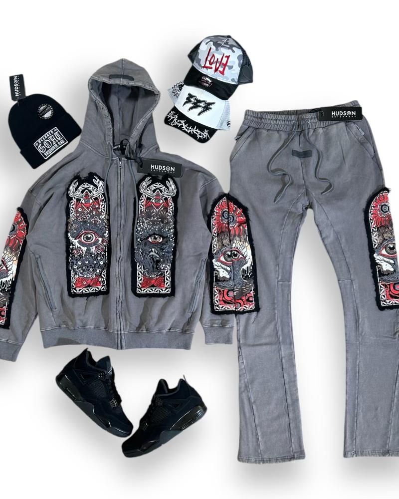 Hudson Window Fleece Oversized Jogger Set