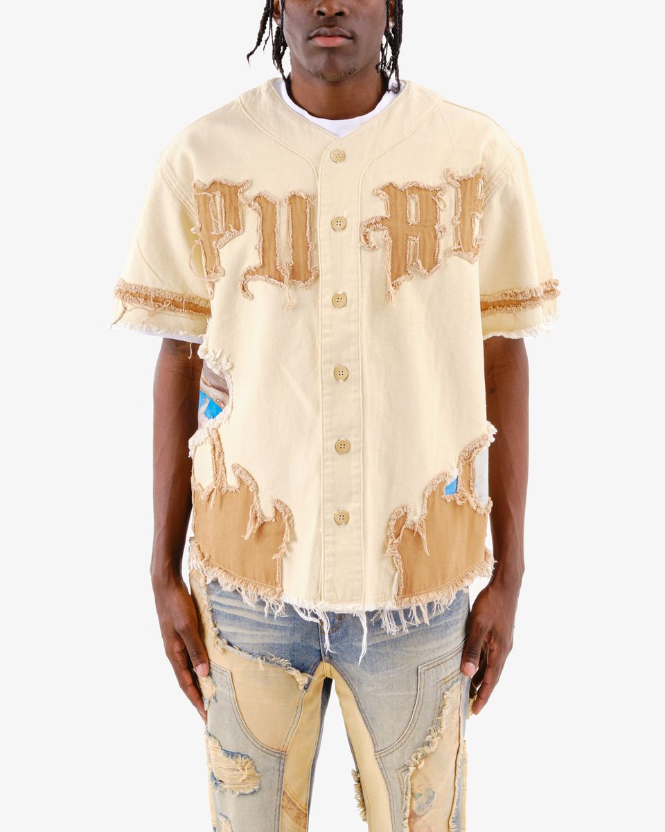 Rebel Mind baseball jeans shirt