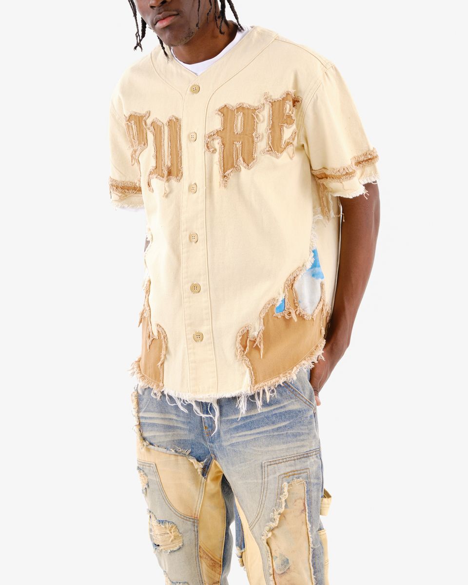 Rebel Mind baseball jeans shirt