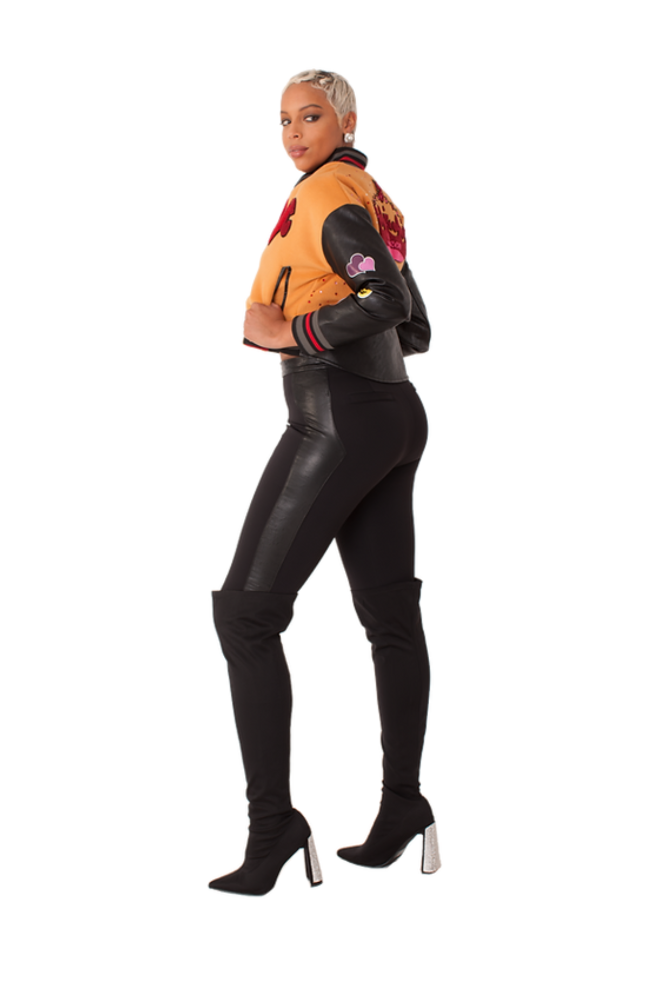 For Her Sport Jacket With Girl Face Patch
