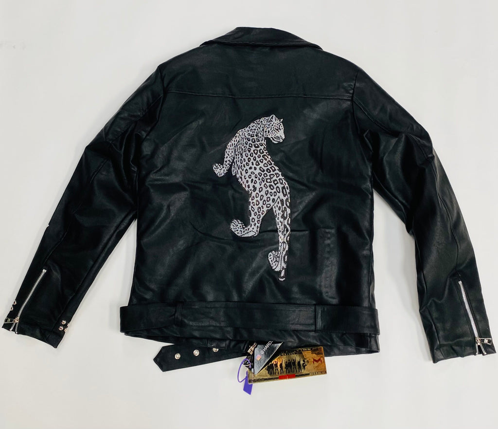 Hardsoda Biker Leather studded jacket
