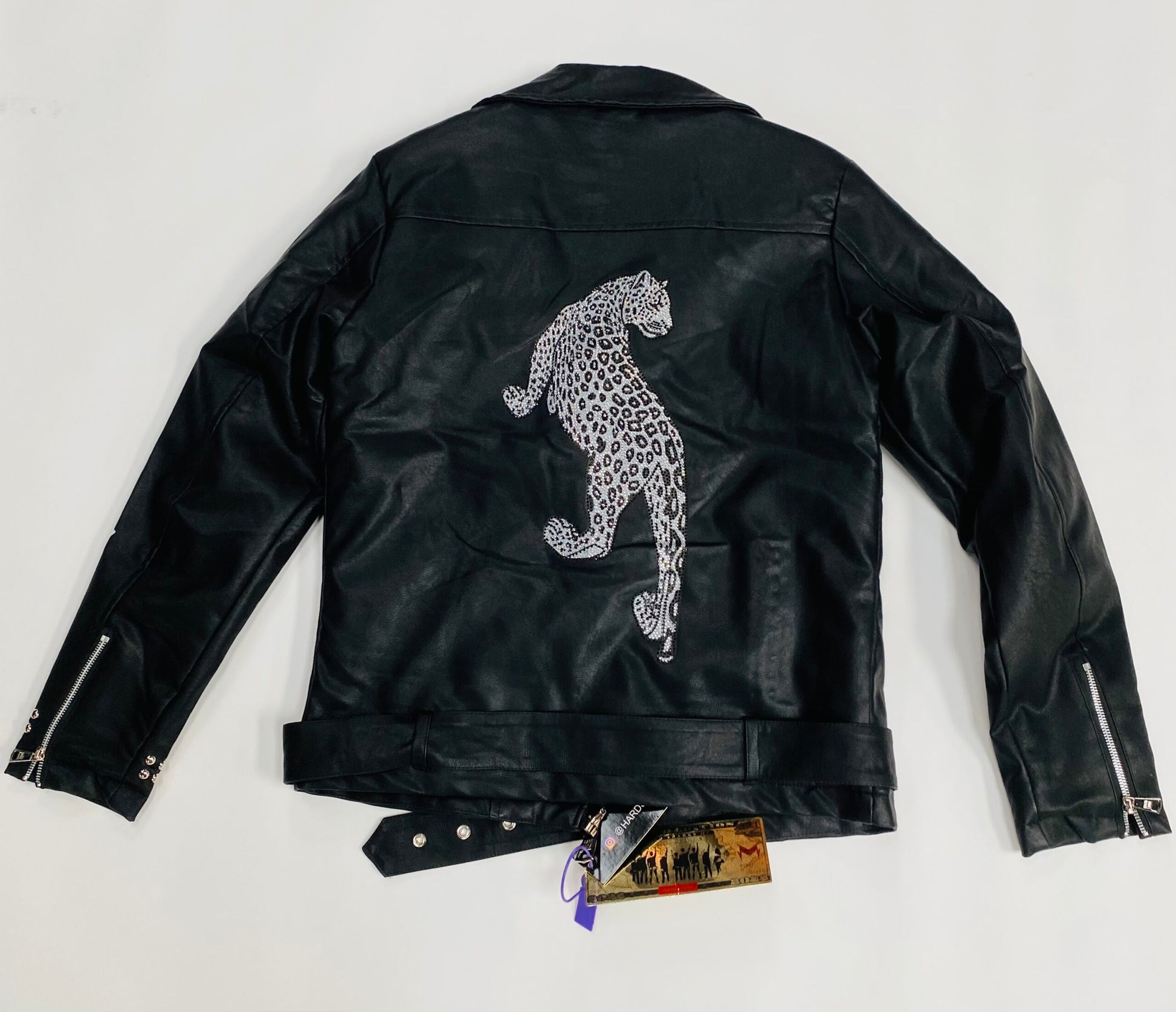 Hardsoda Biker Leather studded jacket