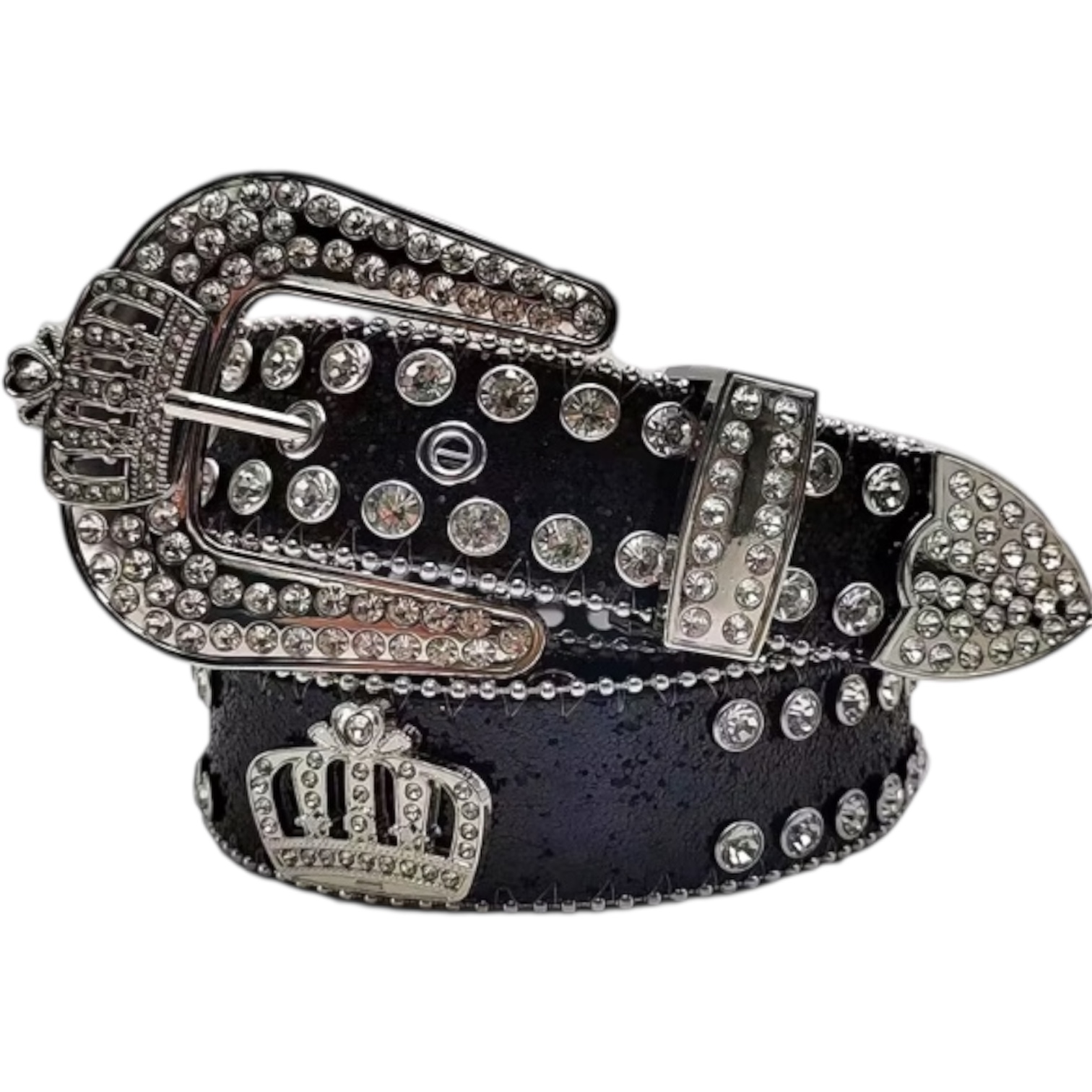 CROWN RHINESTONE BELT