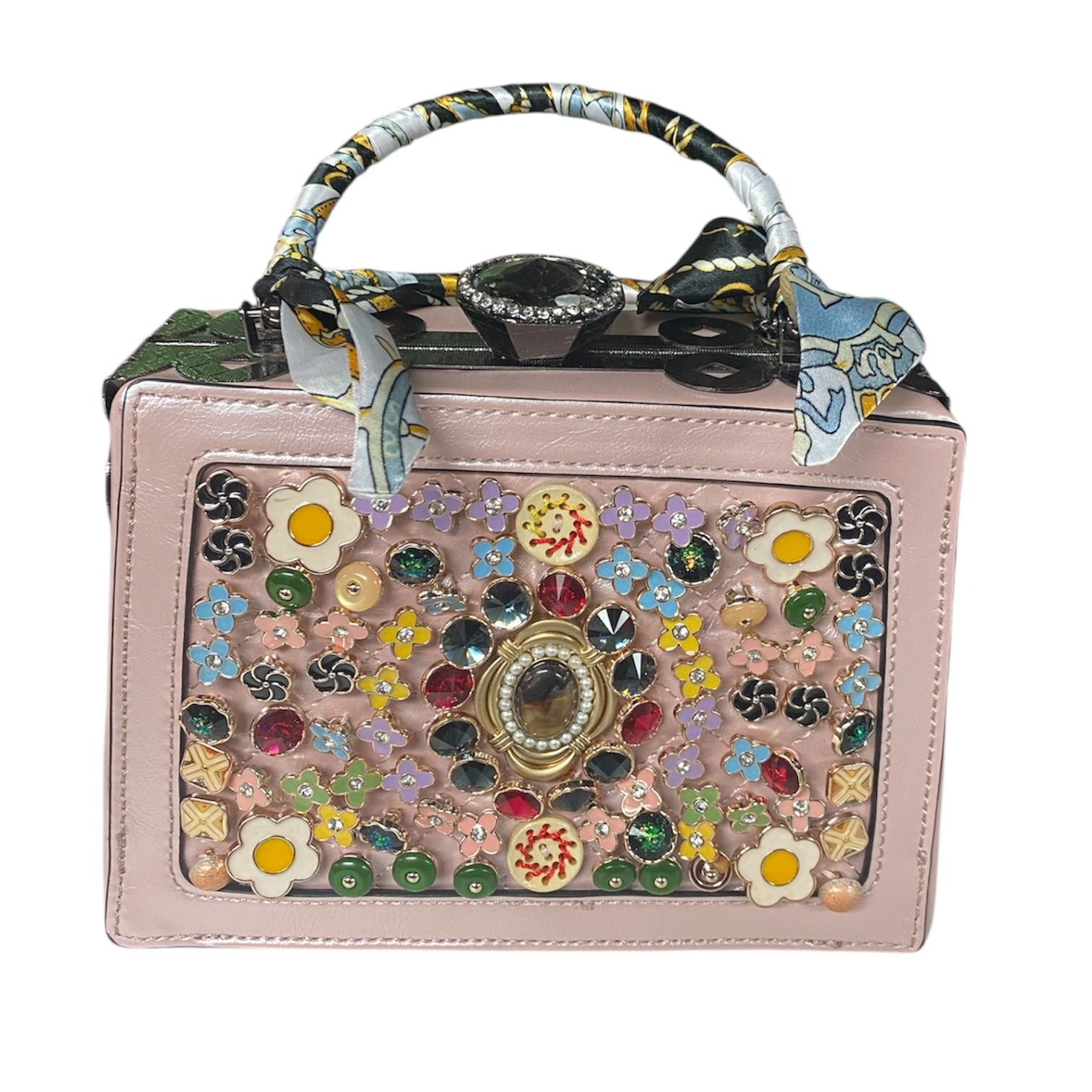 WOMEN LUXURY FASHION STONES POCKET BOOK