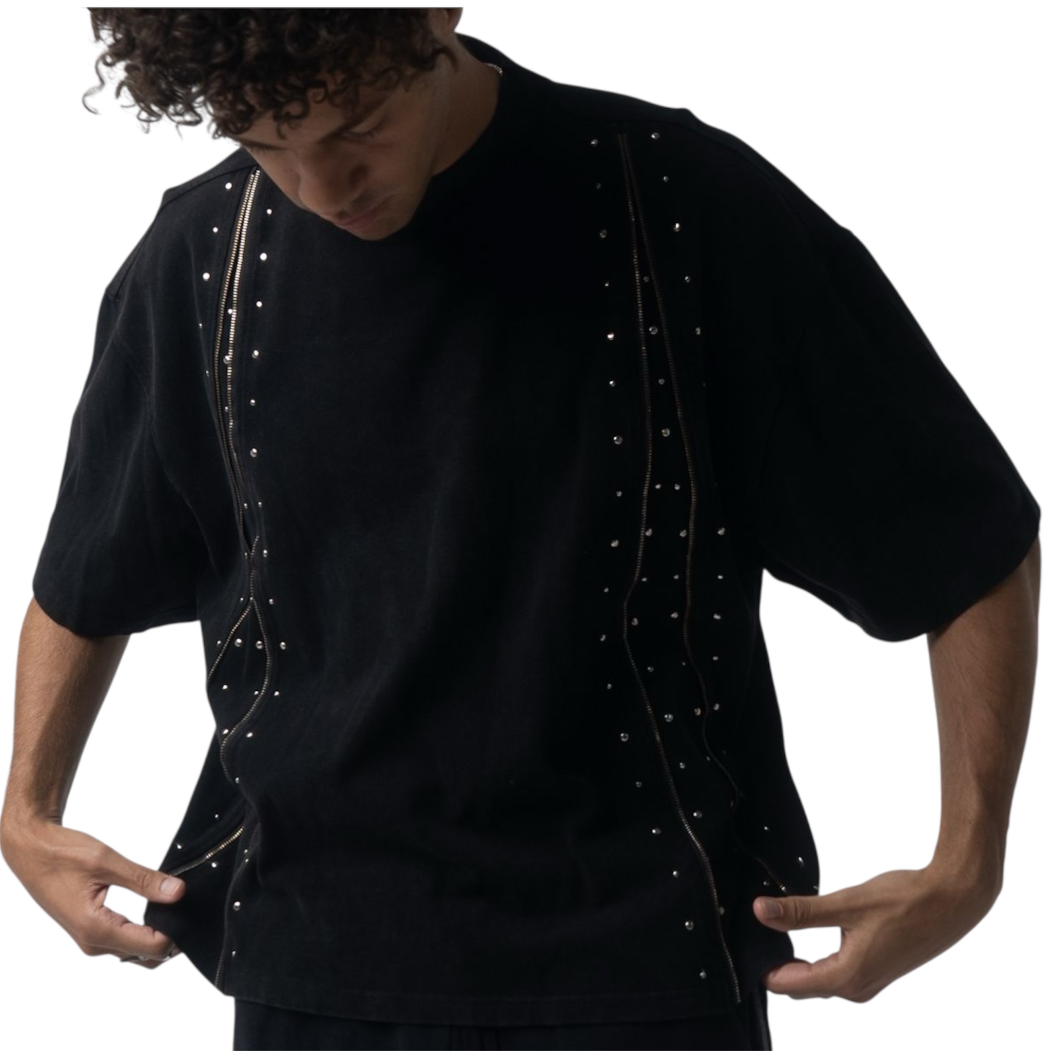 HUDSON STUDDED OVERSIZED T SHIRT
