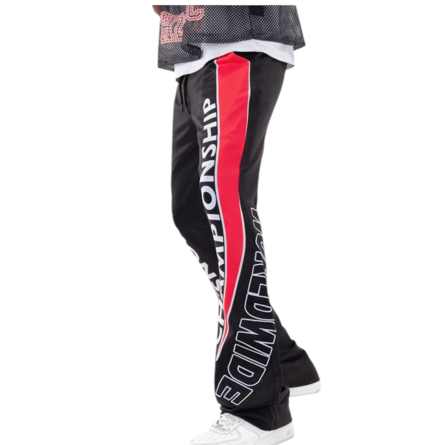 COPPER RIVET RACING STACKED JOGGER PANT