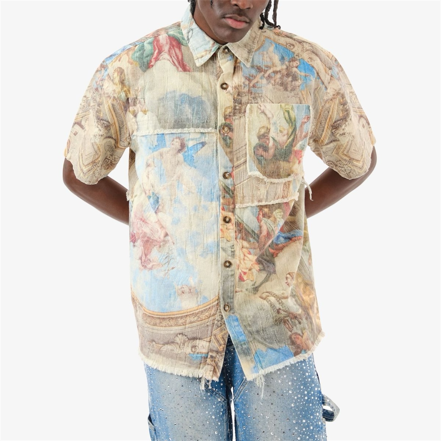 VOYAGE STUDIO TAPSTRY BUTTON UP SHIRT